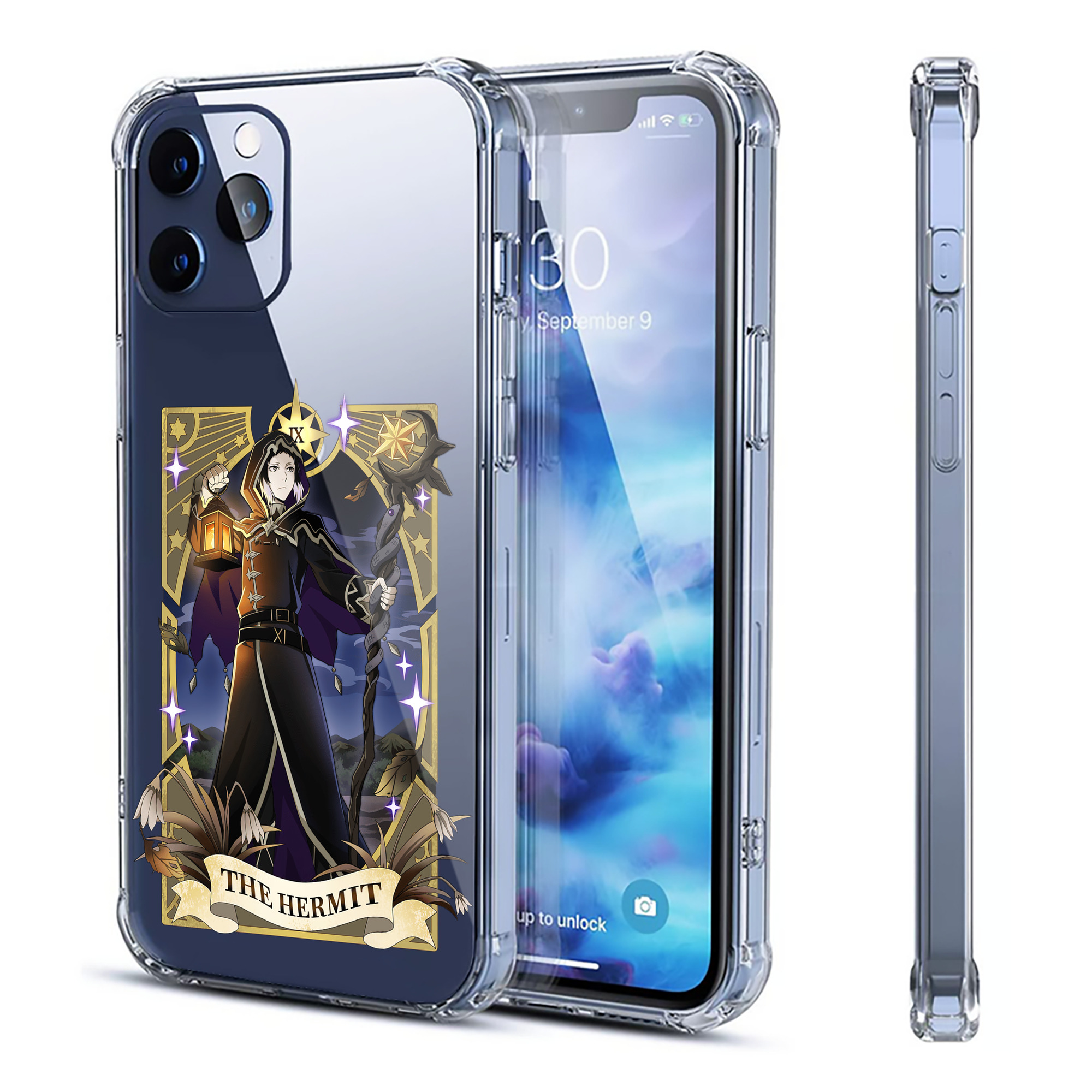 （画像用） 文豪ストレイドッグス Bungo Stray Dogs 【iPhone 12シリーズ対応】透明スマホケース（クリアソフトケース）